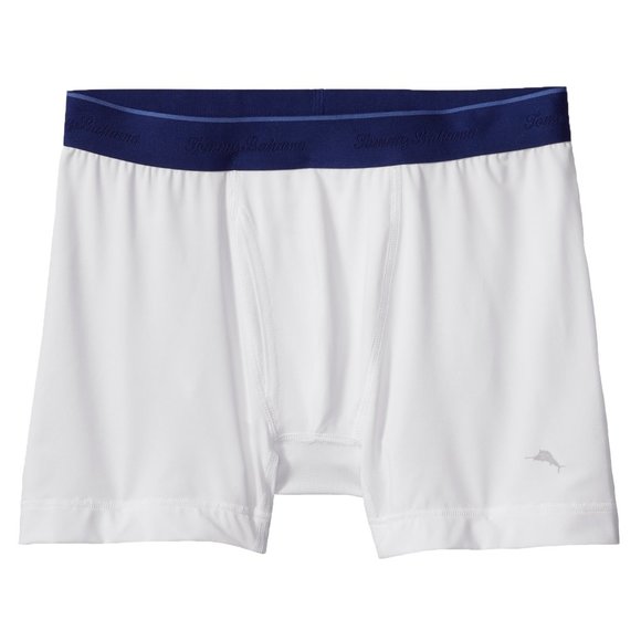 2 Pack Tommy Bahama Mesh Tech Boxer Briefs Underwear $58 Navy Stripes & White - Picture 5 of 16